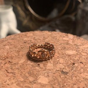 PANDORA Princess Tiara Crown Ring